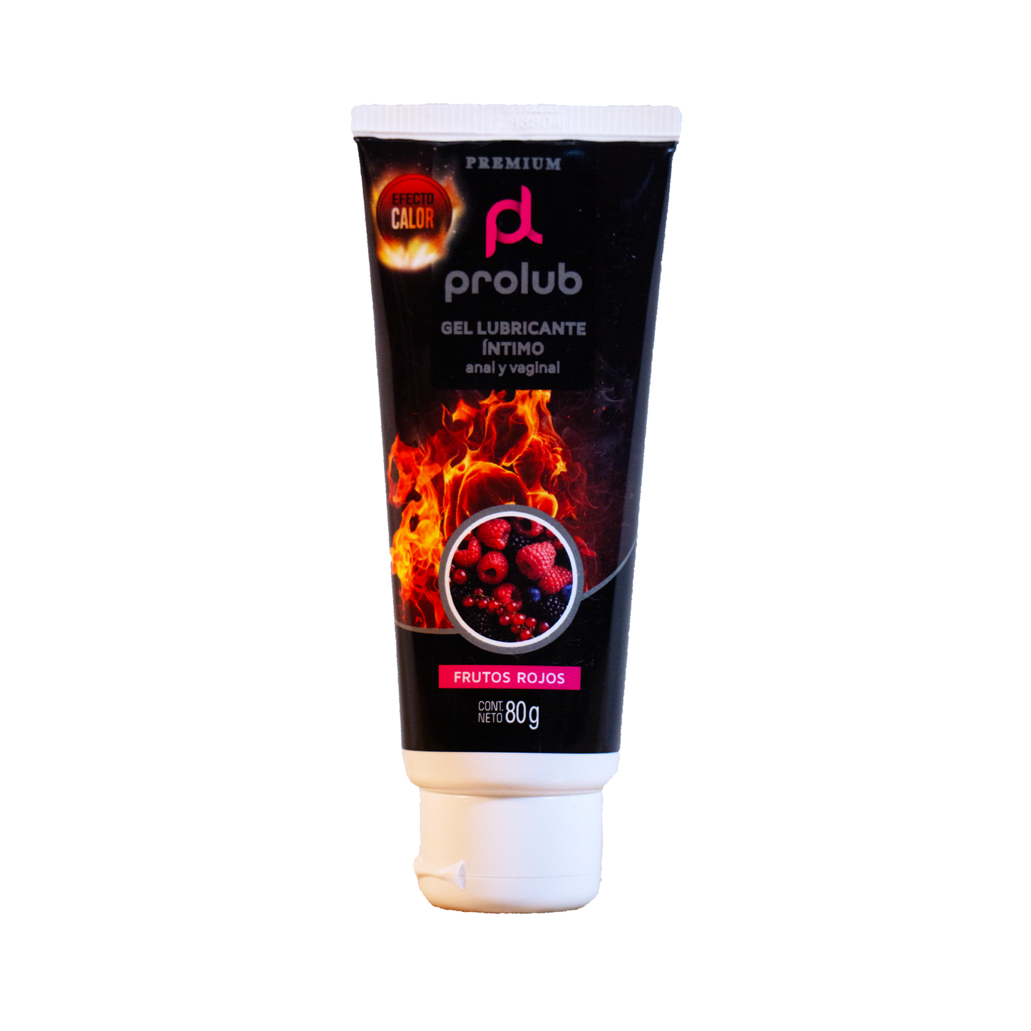 Gel Lubricante Anal Vaginal ProLub Calor Frutos Rojos 80g