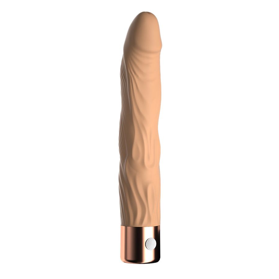 Pene realista recargable con 10 modos de vibración 20,5 x 3,8 cm Super Soft