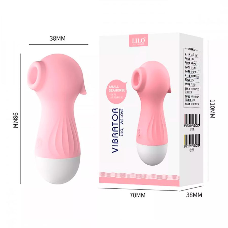 Estimulador de clítoris con forma de caballito de mar Lilo con 10 modos de pulsación
