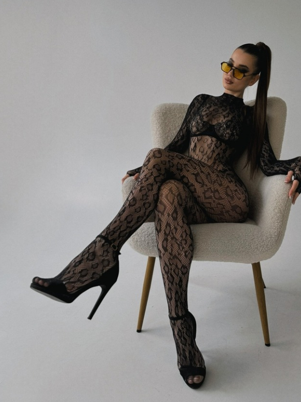 Cat suit Animal print
