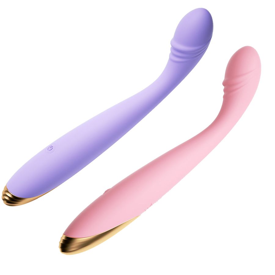 Vibrador de punto G recargable LILO Vip Mix con glande saliente y 10 modos de vibración