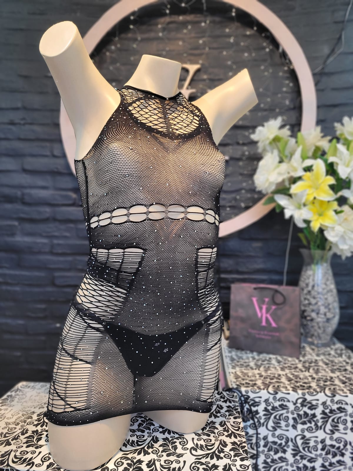 Cat suit con brillos