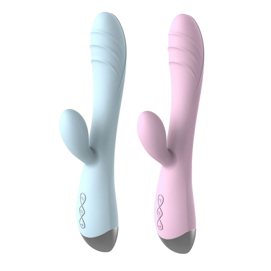 Vibrador de punto G con estimulador de clítoris y 10 modos de vibración