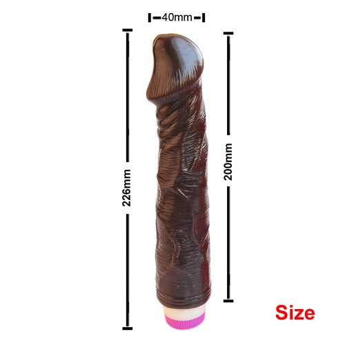 Vibrador Consolador Clítoris Motor Pene Largo Fino