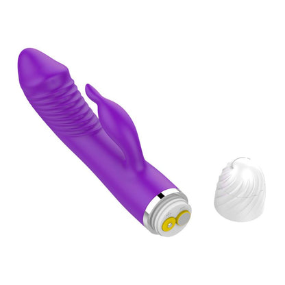 Vibrador Femenino con Estimulador de Clítoris y 12 Modos de Vibración