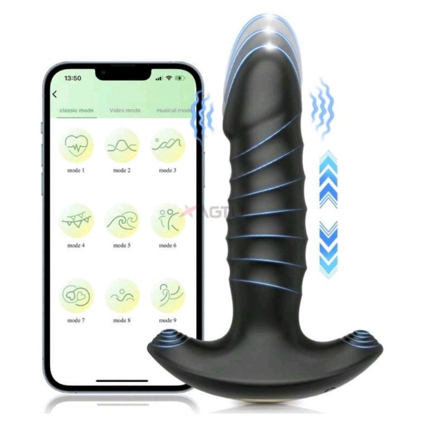 Vibrador plug anal APP