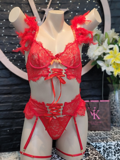 Set Angel rojo