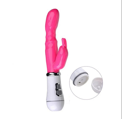 Vibrador y estimulador de clítoris recargable