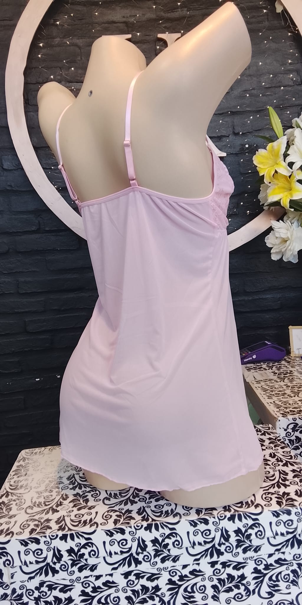 Bodydoll rosa L/XL