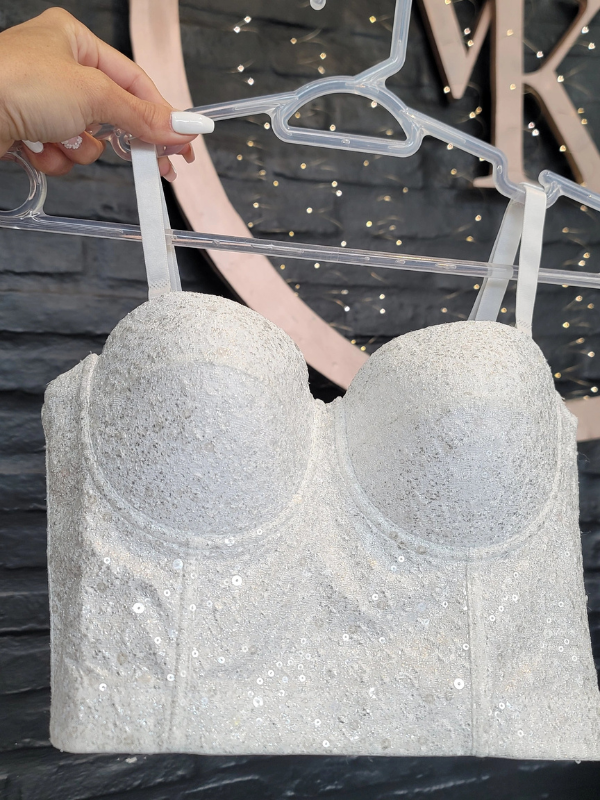 Top corset Blanco