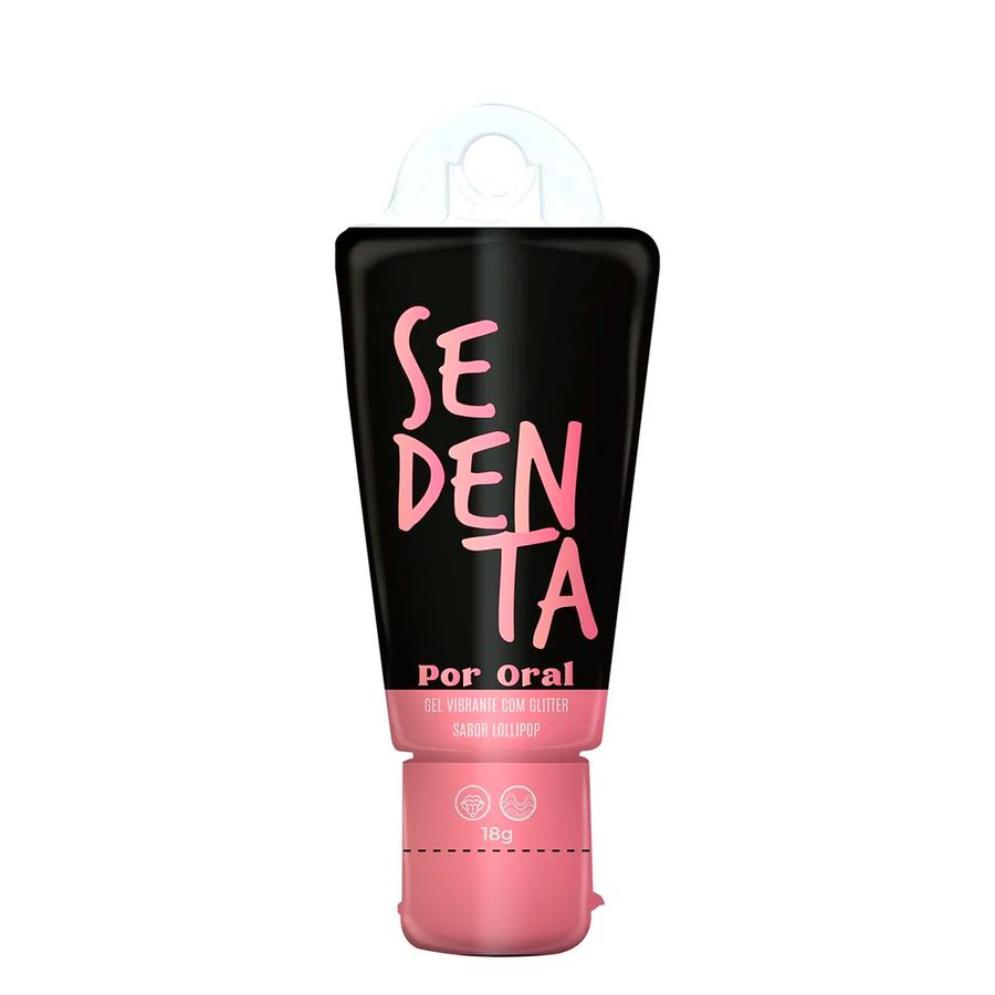 Gel comestible oral Thirsty for Oral con purpurina, 18 g, mezcla de pimienta