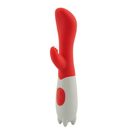 Vibrador de punto G y clítoris de Sexy Import en silicona aterciopelada con 10 modos de vibración