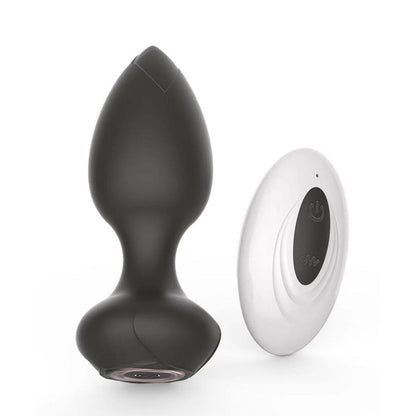 Plug anal de silicona con 10 modos de vibración y control remoto