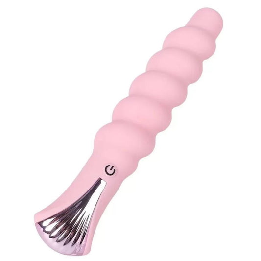 Vibrador Espiral Estimulador Punto G Rosa Recargable USB 12 Velocidades