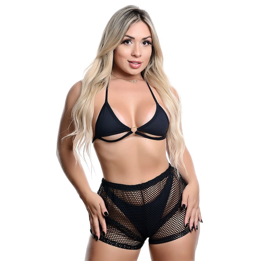 Short calado talle S