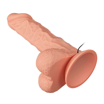 Hermosa prótesis realista Buraq con vibrador multivelocidad 24 x 4,6 cm Vip Mix