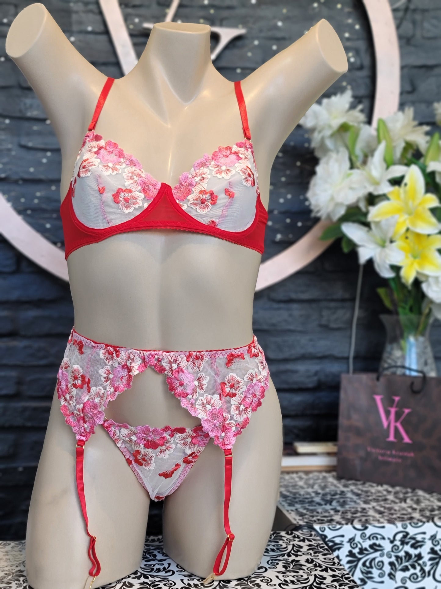Set Cecille Rojo