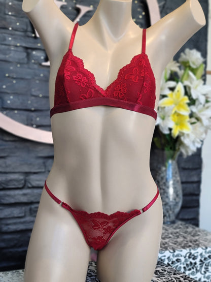 Conjunto Bordo talle S