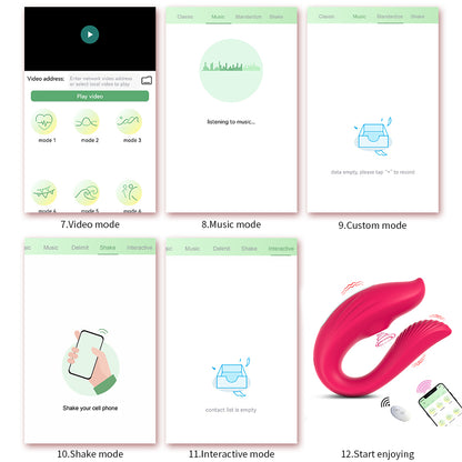 Vibrador succionador mando por App