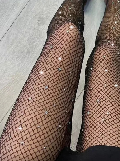 Medias enteras Brillos con linea atras