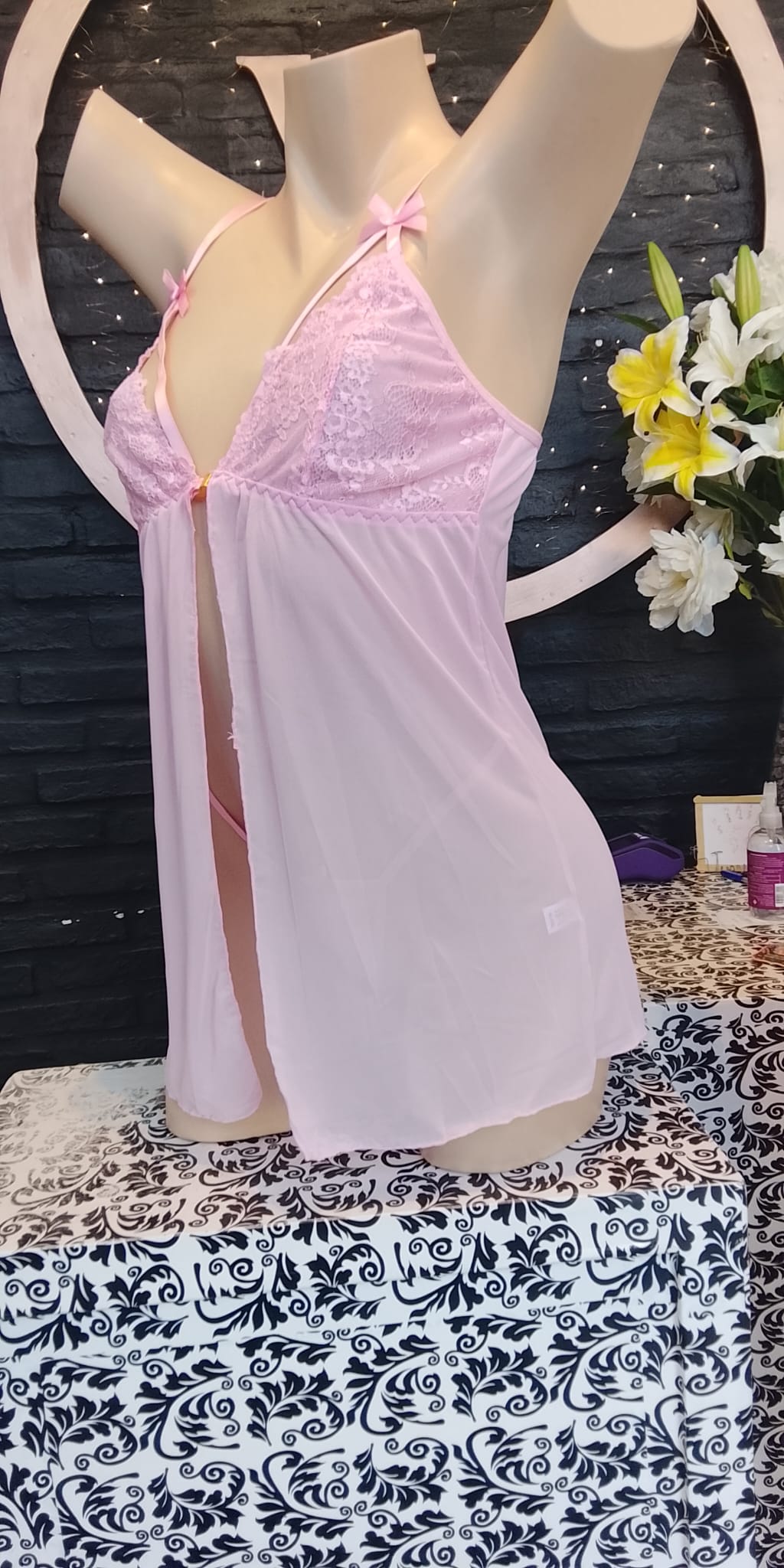 Bodydoll rosa L/XL