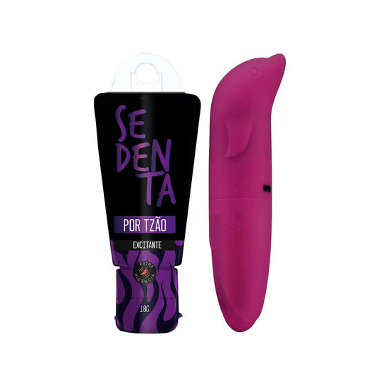 Dúo con vibrador de punto G en forma de delfín y Thirsty para una lujuria excitante