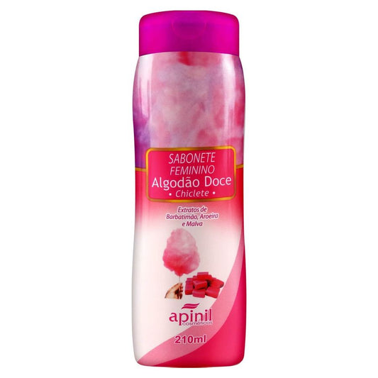 Jabón íntimo femenino con aroma a algodón de azúcar, 200 ml,