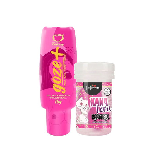 Kit Dúo con Acelerador de Placer + hotball xanaloka