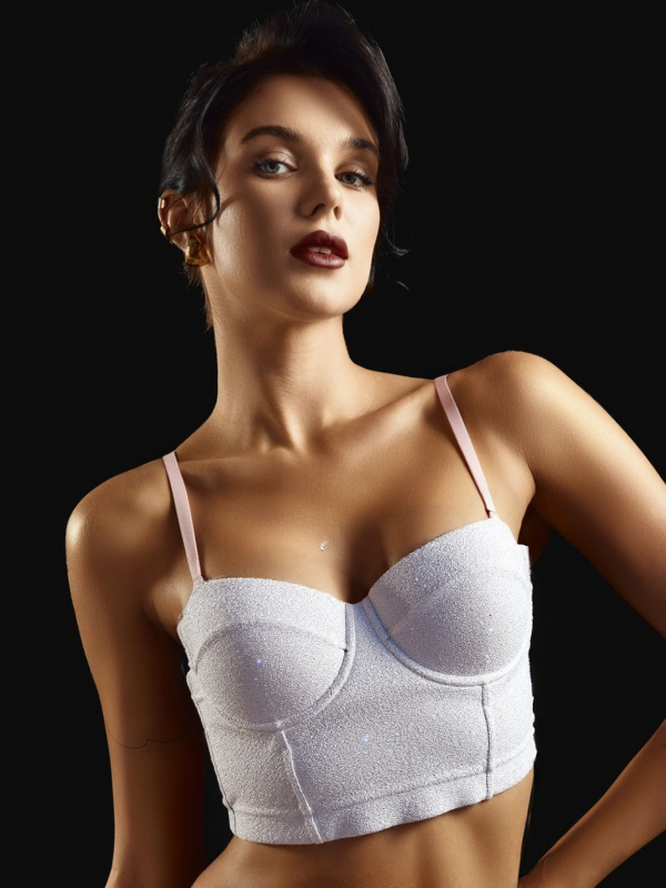 Top corset Blanco